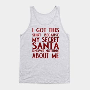 Secret Santa Tank Top